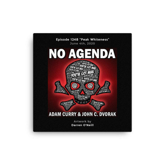 NO AGENDA 1248 - customizable canvas cover art