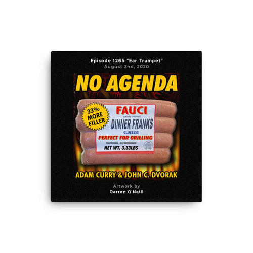 NO AGENDA 1265 - customizable canvas cover art