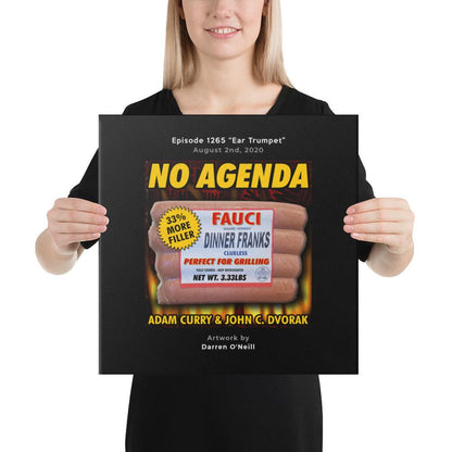 NO AGENDA 1265 - customizable canvas cover art