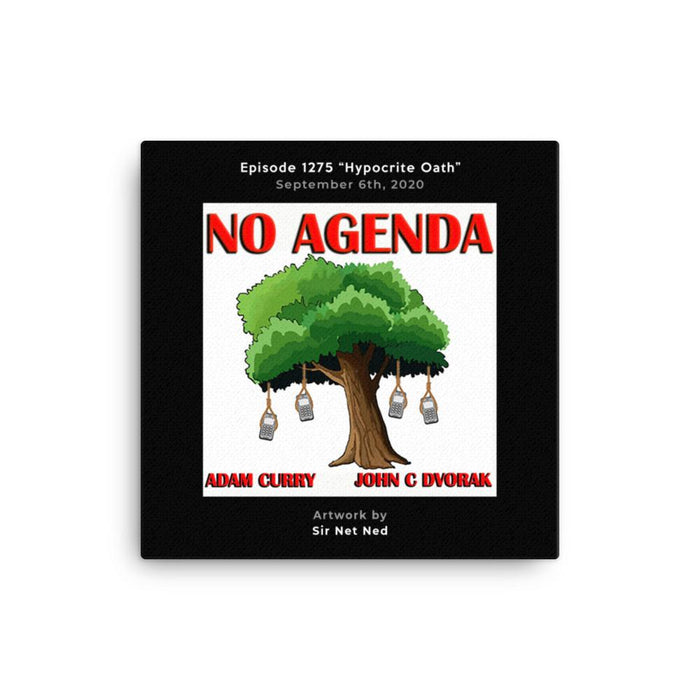 NO AGENDA 1275 - customizable canvas cover art