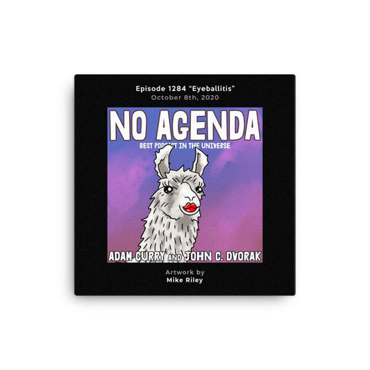 NO AGENDA 1284 - customizable canvas cover art