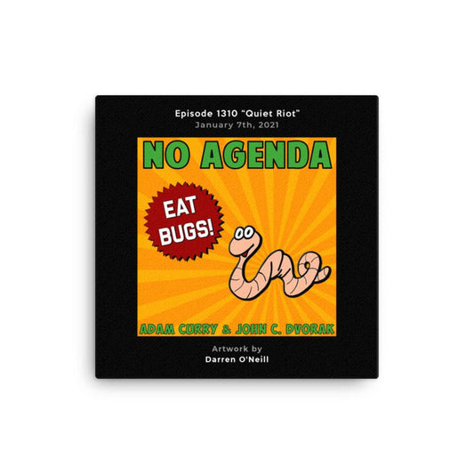 NO AGENDA 1310 - customizable canvas cover art