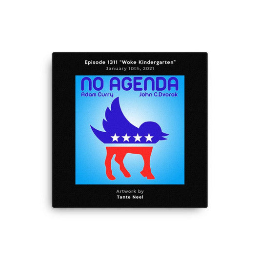 NO AGENDA 1311 - customizable canvas cover art