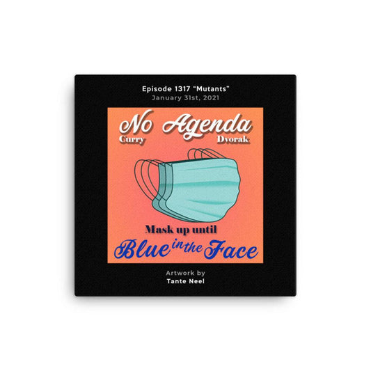 NO AGENDA 1317 - customizable canvas cover art