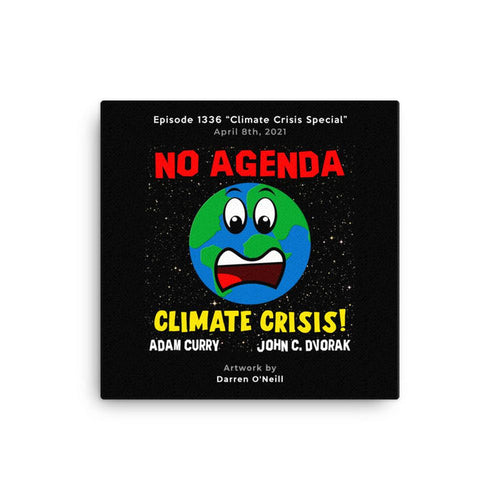 NO AGENDA 1336 - customizable canvas cover art