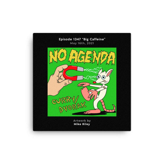 NO AGENDA 1347 - customizable canvas cover art