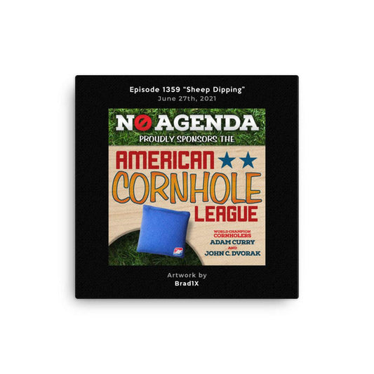 NO AGENDA 1359 - customizable canvas cover art