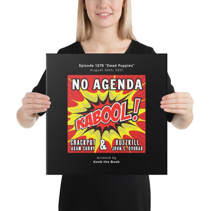 NO AGENDA 1376 - customizable canvas cover art