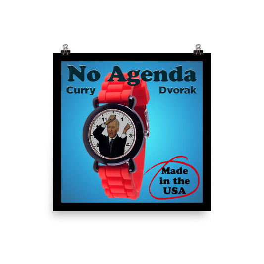 NO AGENDA 1433 - cover art poster print