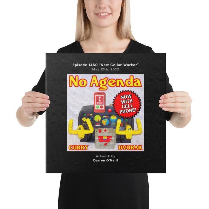 NO AGENDA 1450 - customizable canvas cover art