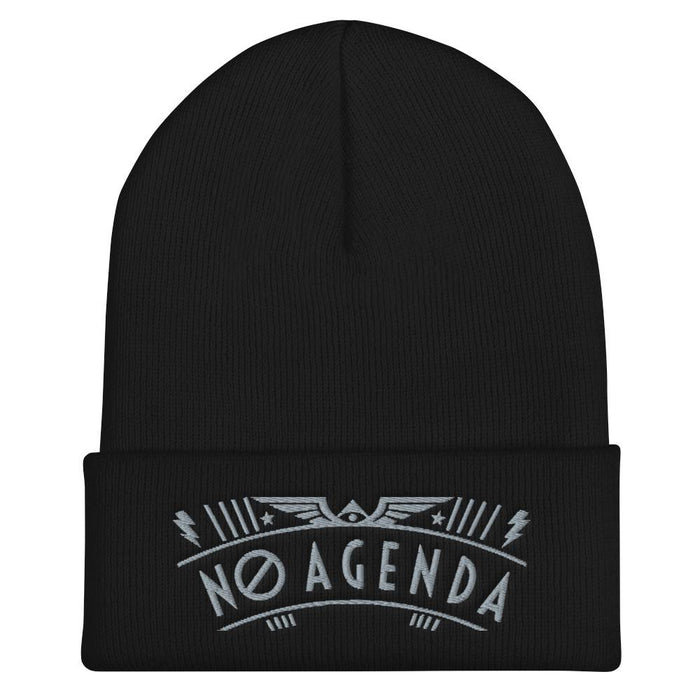NO AGENDA RALLY - cuffed beanie