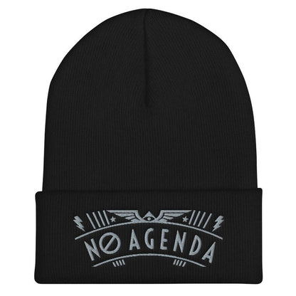 NO AGENDA RALLY - cuffed beanie