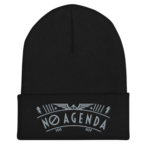 NO AGENDA RALLY - cuffed beanie