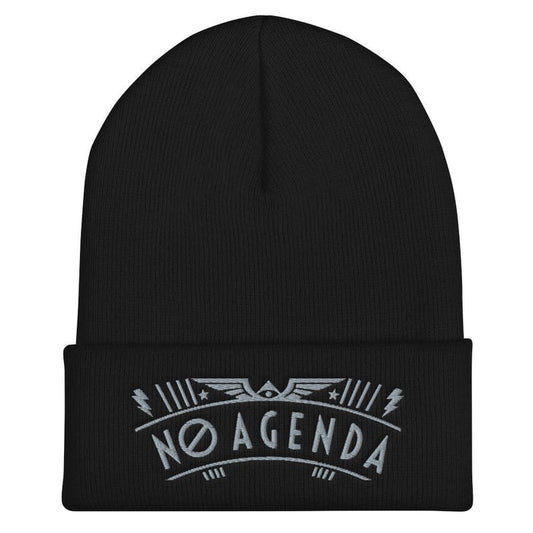 NO AGENDA RALLY - cuffed beanie
