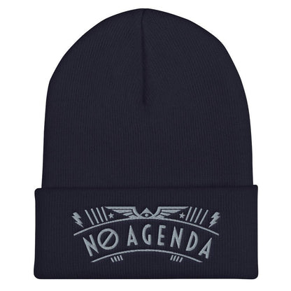 NO AGENDA RALLY - cuffed beanie