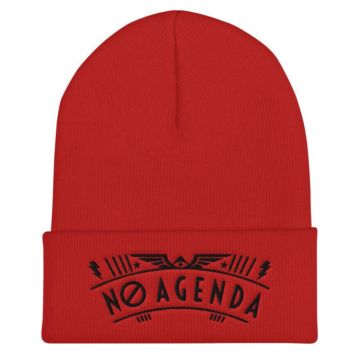 NO AGENDA RALLY - cuffed beanie