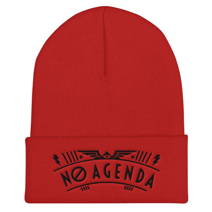 NO AGENDA RALLY - cuffed beanie
