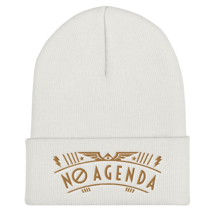 NO AGENDA RALLY - cuffed beanie