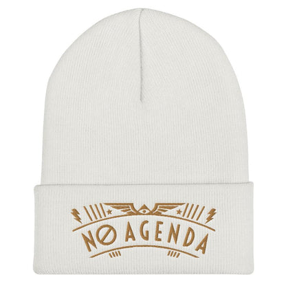 NO AGENDA RALLY - cuffed beanie