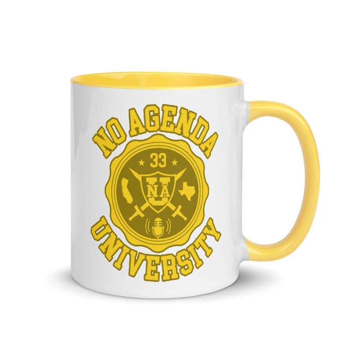 NO AGENDA UNIVERSITY - accent mug