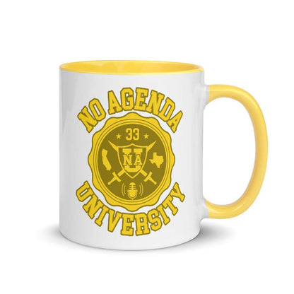 NO AGENDA UNIVERSITY - accent mug