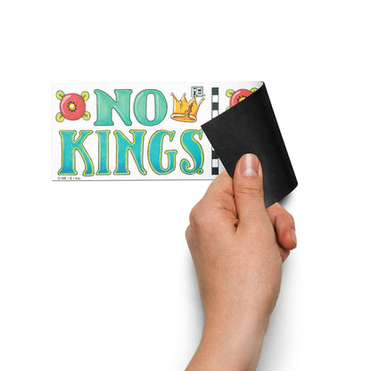 No Kings Car Magnet