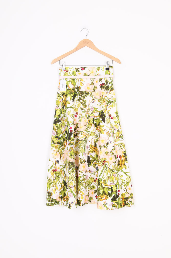 No Label Womens Green Maxi Skirt Size M