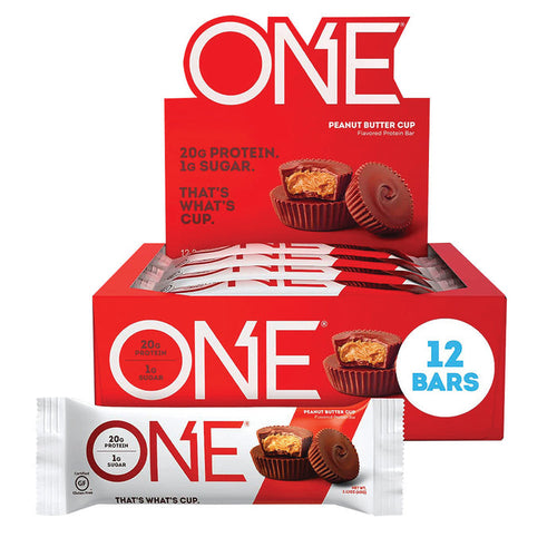 ONE BAR Peanut Butter Cup Candy Bars - 12 Count