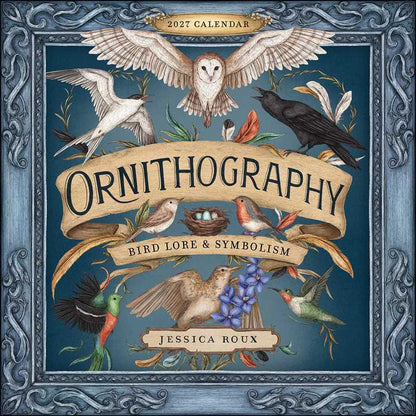Ornithography 2027 Wall Calendar by Jessica  Roux
