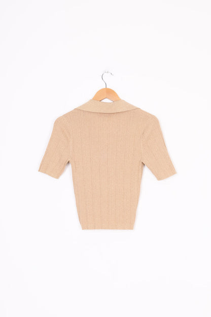 & Other Stories Womens Beige Top Size S