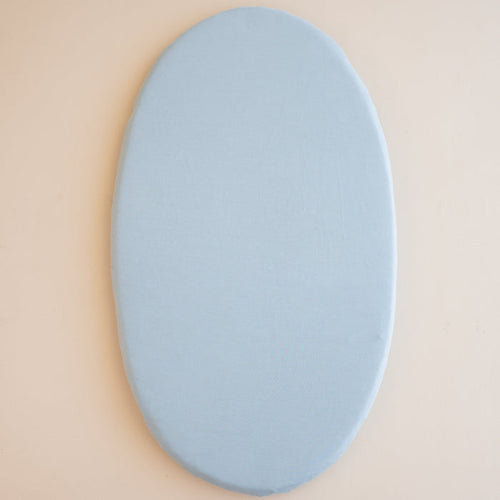 Kyte Baby Oval Bassinet Sheet in Fog
