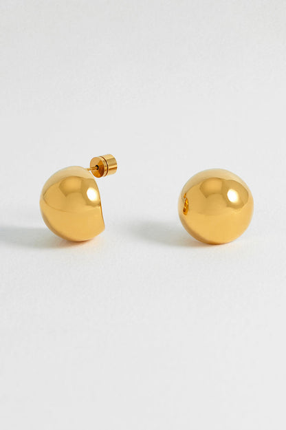 Oversized Sphere Stud Earrings