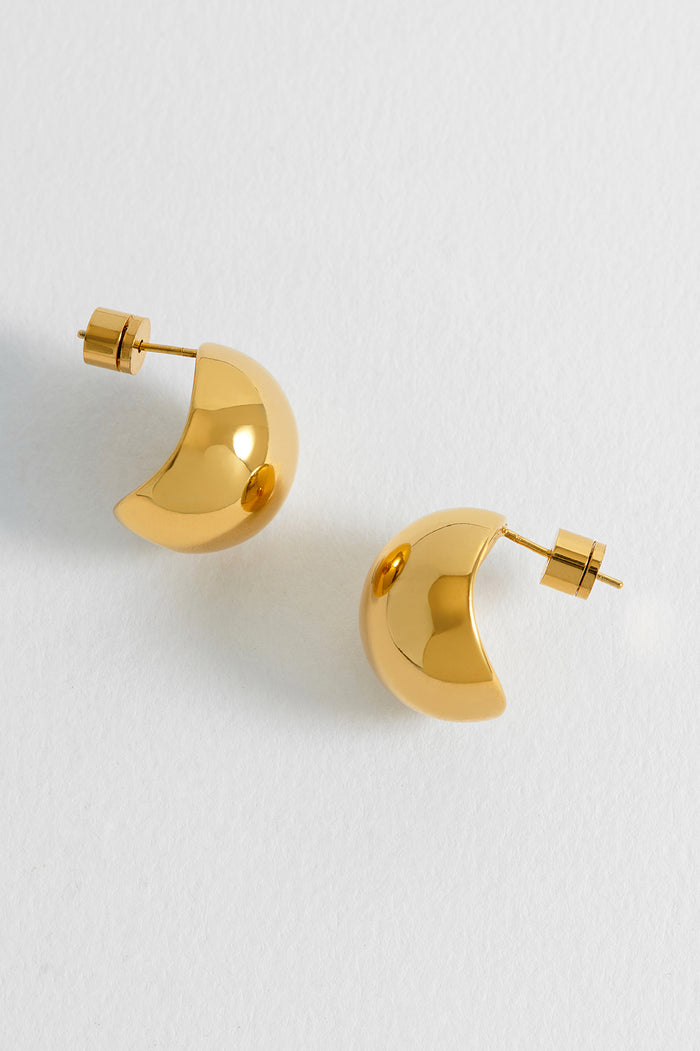 Oversized Sphere Stud Earrings