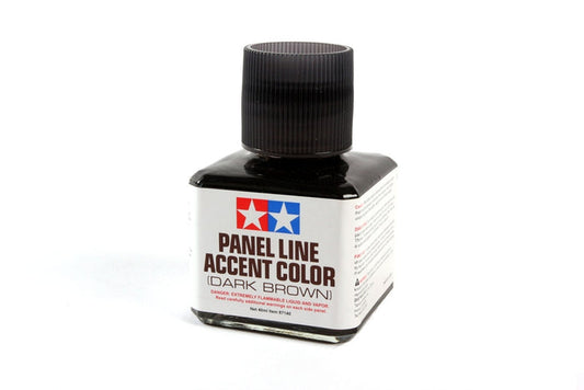 Panel Line Accent Color Dark Brown Tamiya 87140