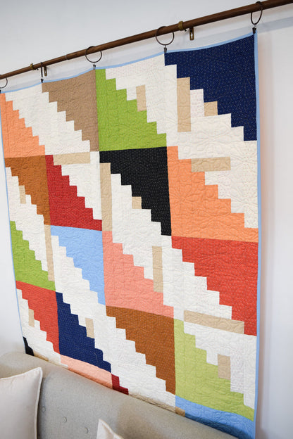 Patchwork Pathways Quilt (Downloadable Sewing Pattern)