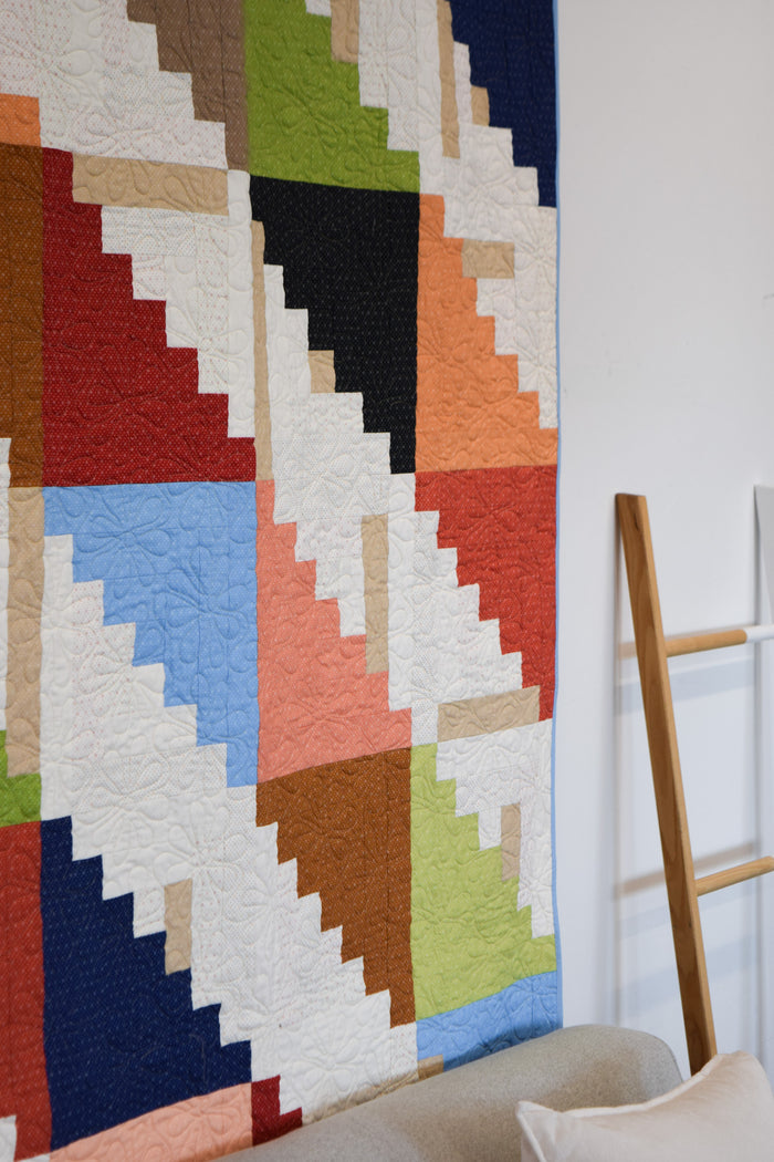Patchwork Pathways Quilt (Downloadable Sewing Pattern)
