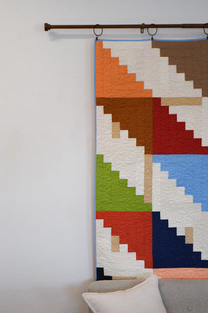 Patchwork Pathways Quilt (Downloadable Sewing Pattern)