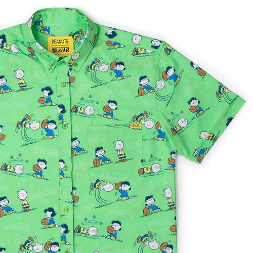 RSVLTS XS Peanuts Short Sleeve Shirt Peanuts "AAUGH!" – KUNUFLEX Short Sleeve Shirt Peanuts "AAUGH!" – KUNUFLEX Short Sleeve Shirt
