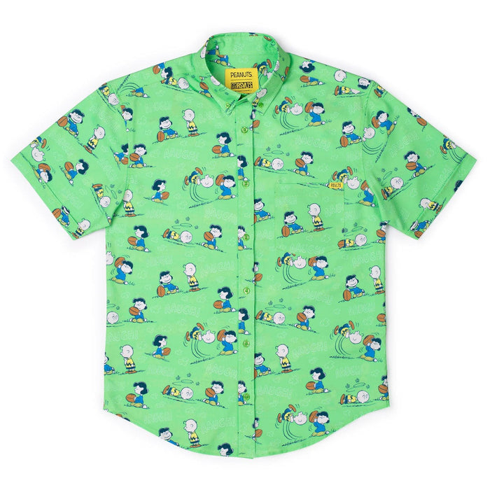 RSVLTS Peanuts Short Sleeve Shirt Peanuts "AAUGH!" – KUNUFLEX Short Sleeve Shirt Peanuts "AAUGH!" – KUNUFLEX Short Sleeve Shirt