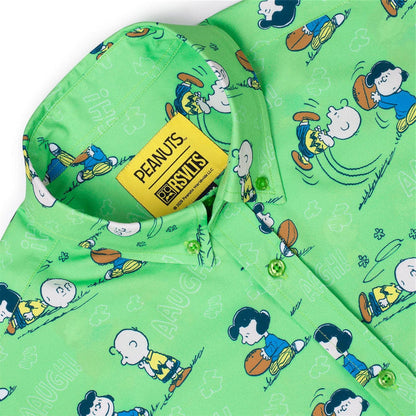 RSVLTS Peanuts Short Sleeve Shirt Peanuts "AAUGH!" – KUNUFLEX Short Sleeve Shirt Peanuts "AAUGH!" – KUNUFLEX Short Sleeve Shirt