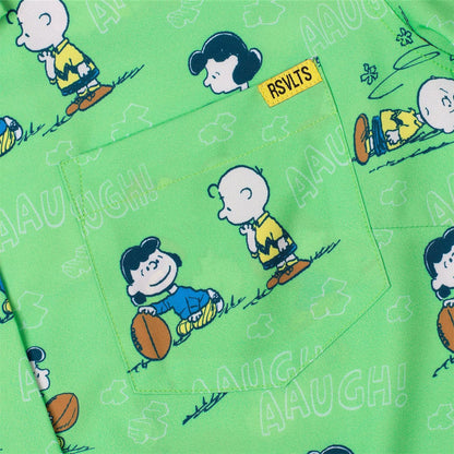 RSVLTS Peanuts Women's Short Sleeve Shirt Peanuts "AAUGH!" – Women's KUNUFLEX Short Sleeve Shirt Peanuts "AAUGH!" – Women's KUNUFLEX Short Sleeve Shirt