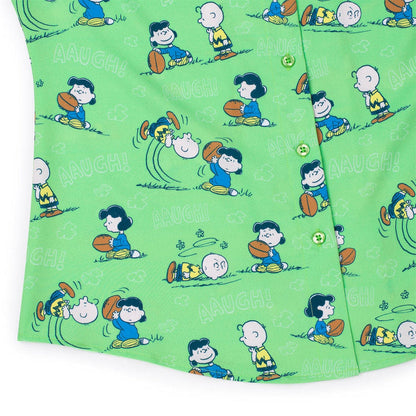 RSVLTS Peanuts Women's Short Sleeve Shirt Peanuts "AAUGH!" – Women's KUNUFLEX Short Sleeve Shirt Peanuts "AAUGH!" – Women's KUNUFLEX Short Sleeve Shirt