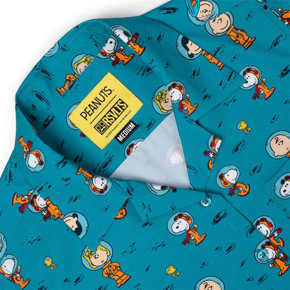RSVLTS Peanuts Women's Short Sleeve Shirt Peanuts "Astro 'Nuts" – Women's KUNUFLEX Short Sleeve Shirt  Peanuts "Astro 'Nuts" – Women's KUNUFLEX Short Sleeve Shirt