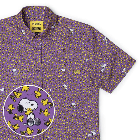 RSVLTS XS Peanuts Short Sleeve Shirt Peanuts "Peanuts "Bird & Beagle" – KUNUFLEX Short Sleeve Shirt Peanuts "Peanuts "Bird & Beagle" – KUNUFLEX Short Sleeve Shirt