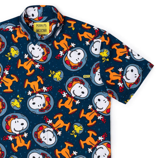 RSVLTS XS Peanuts Short Sleeve Shirt Peanuts "Snoopy in Space" – KUNUFLEX Short Sleeve Shirt Peanuts "Snoopy in Space" – KUNUFLEX Short Sleeve Shirt