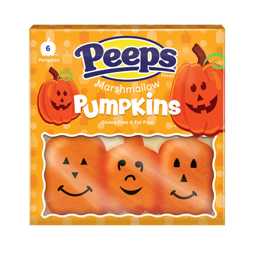 Peeps Pumpkin Marshmallow Candy - 12 Count