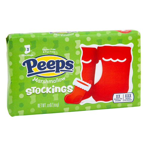 Peeps Stockings Marshmallow Candy - 24 Count