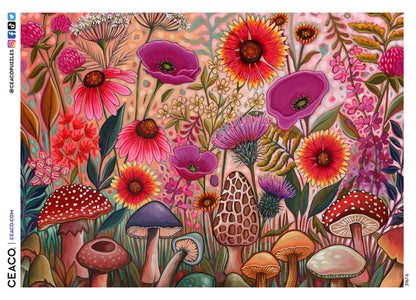 Peggy's Garden - Morel of the Story - 1000 Piece Puzzle