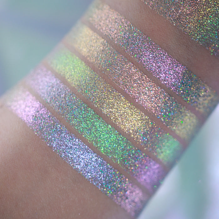Skin swatches from Pick your Potion Palette on pale skin tone.