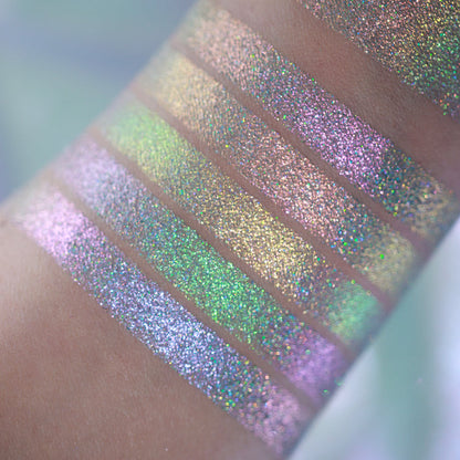 Skin swatches from Pick your Potion Palette on pale skin tone.